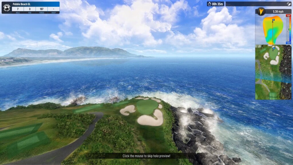 Pebble Beach - Flyover