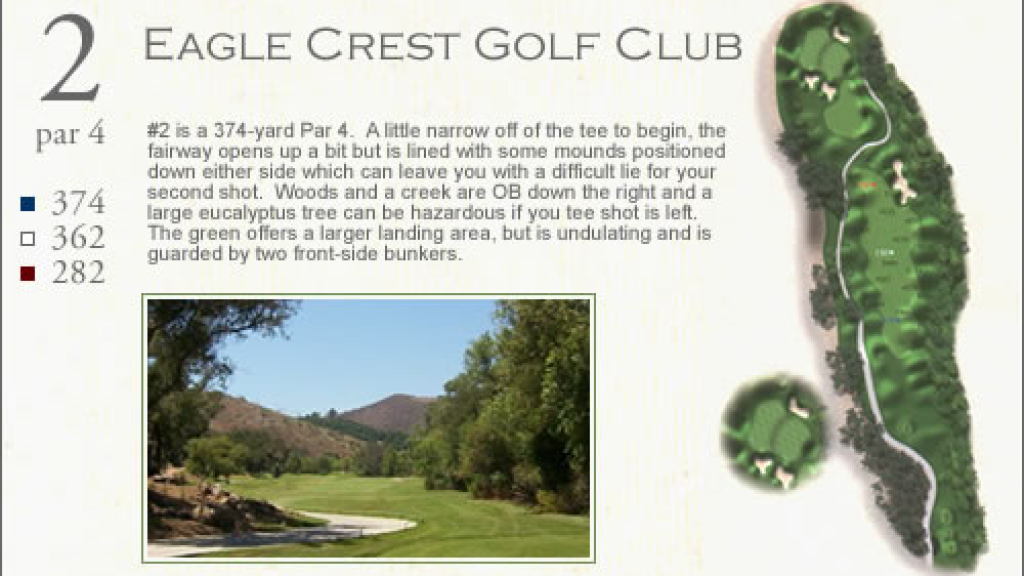 Course Tour Eagle Crest Golf Club Escondido, California