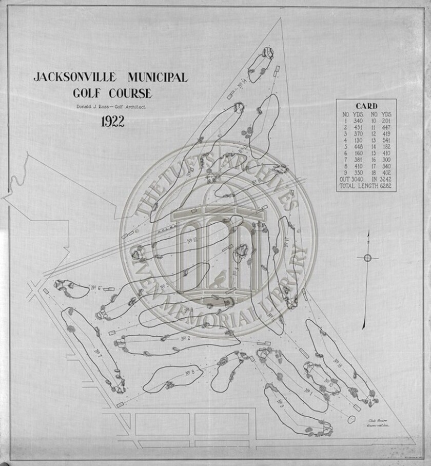 Brentwood Golf Course Blueprint