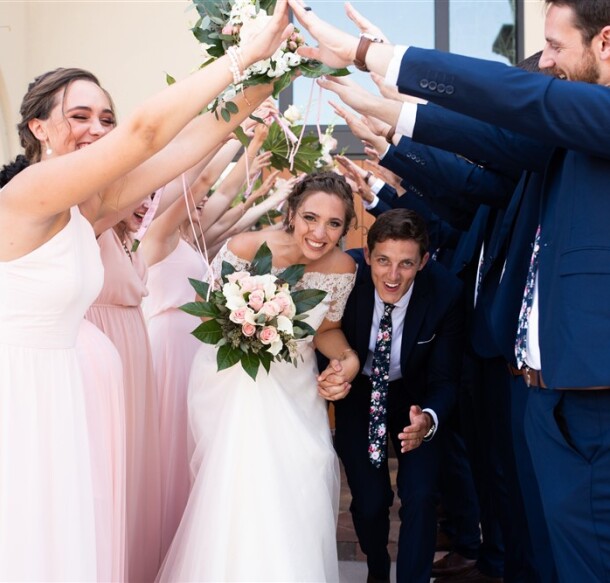 bride and groom wedding at Spanish Wells Golf and Country Club in Bonita Springs, FL