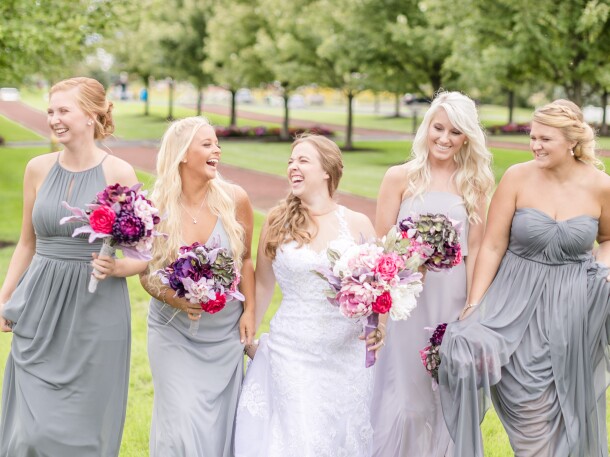 Wedding at Centennial Park in Munster, Indiana