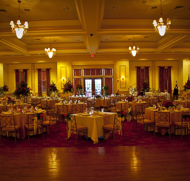 Banquet and event space and set up at Colonial Heritage