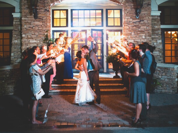 St. Johns Wedding Exit