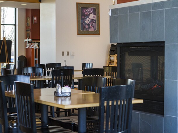 Centennial Park The View Restaurant Inside with Chairs and Dining Tables