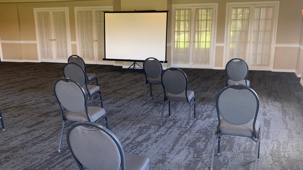 Ed Oliver Golf Club, Wilmington Delaware, Work Space, Socially Distanced for Brainstorming