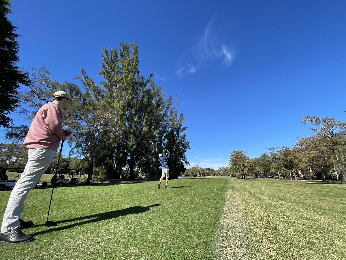 golfers on course at Colony West Golf Club in Tamarac, Florida