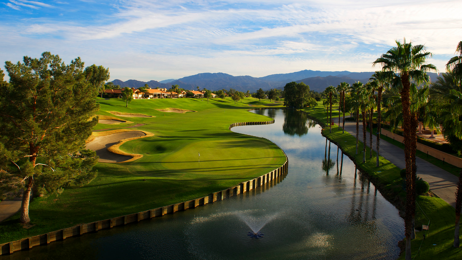 Westin Rancho Mirage Hole #18 - canal view