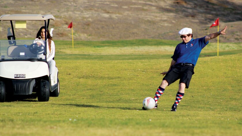 Professional FootGolf Golfer