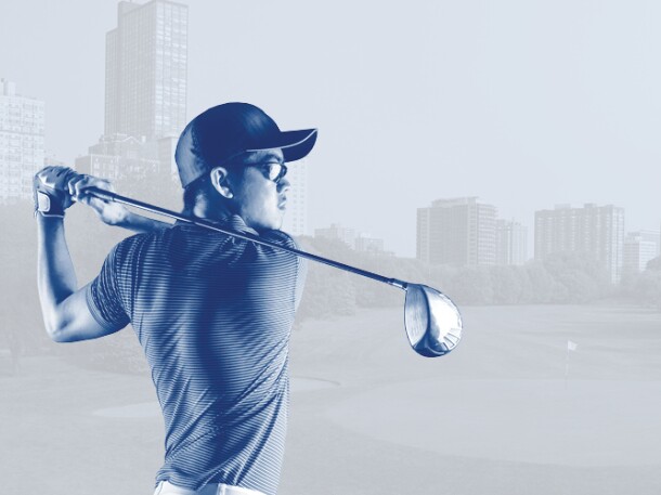 CPD Tournament - Man Swinging Golf Club