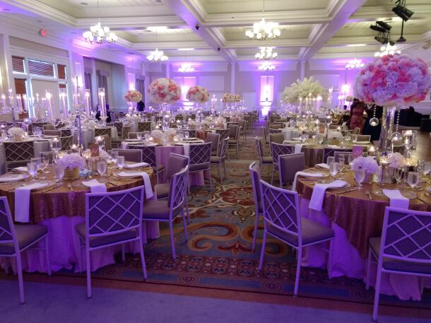 Banquet and event space and set up at Colonial Heritage