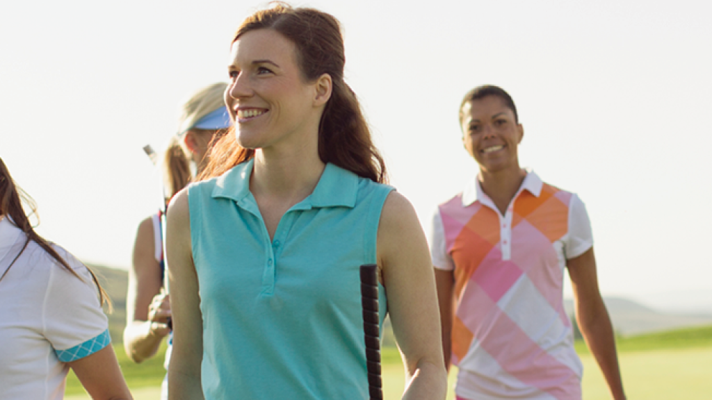 Women on the golf course