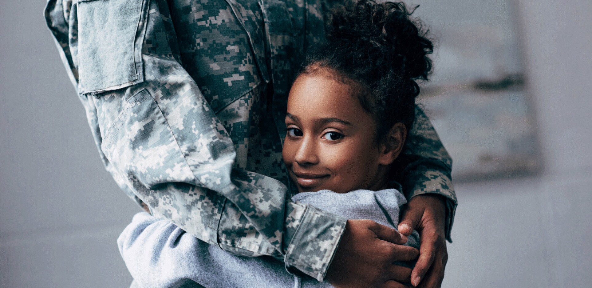WLGO Smile Campaign, Young Girl with Military Parent
