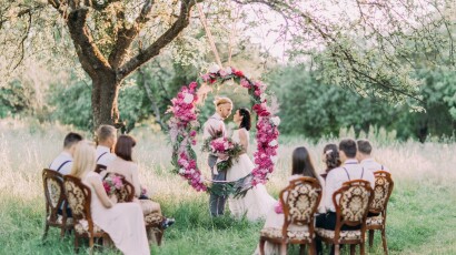 Small Wedding Outside
