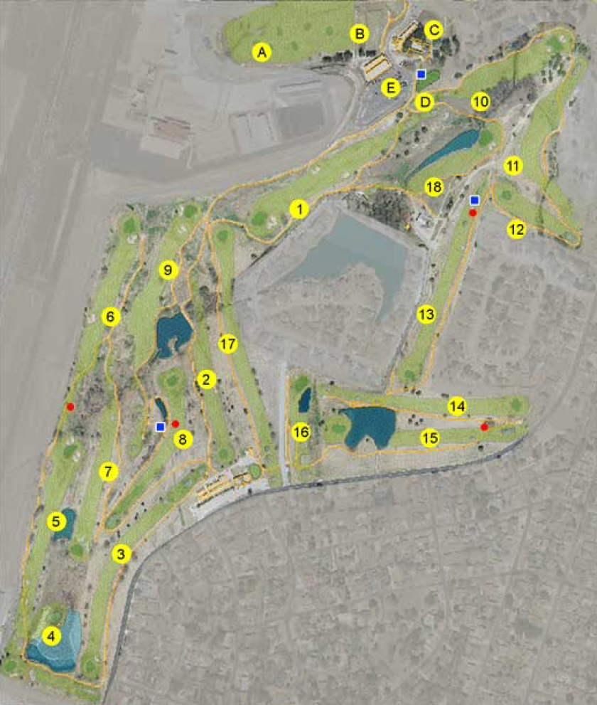 Stonetree Golf Club Course Layout