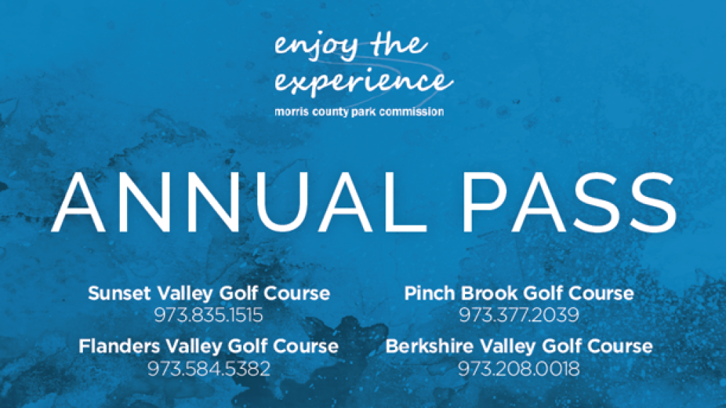 Morris County Parks Golf, Warren & Sussex Resident Card