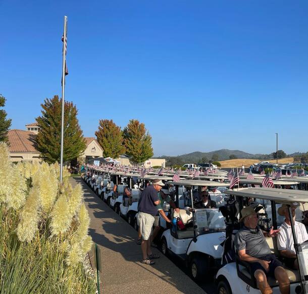 Veterans day golf outing at Teleli Golf Club in Sonora, CA