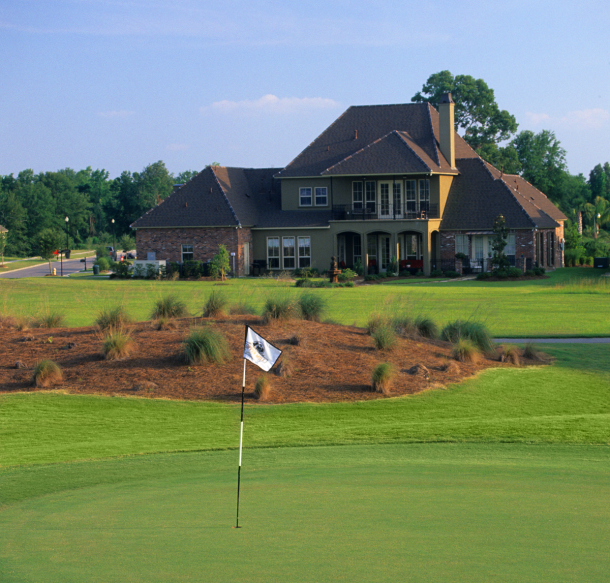 Copper Mill Golf course hole by house